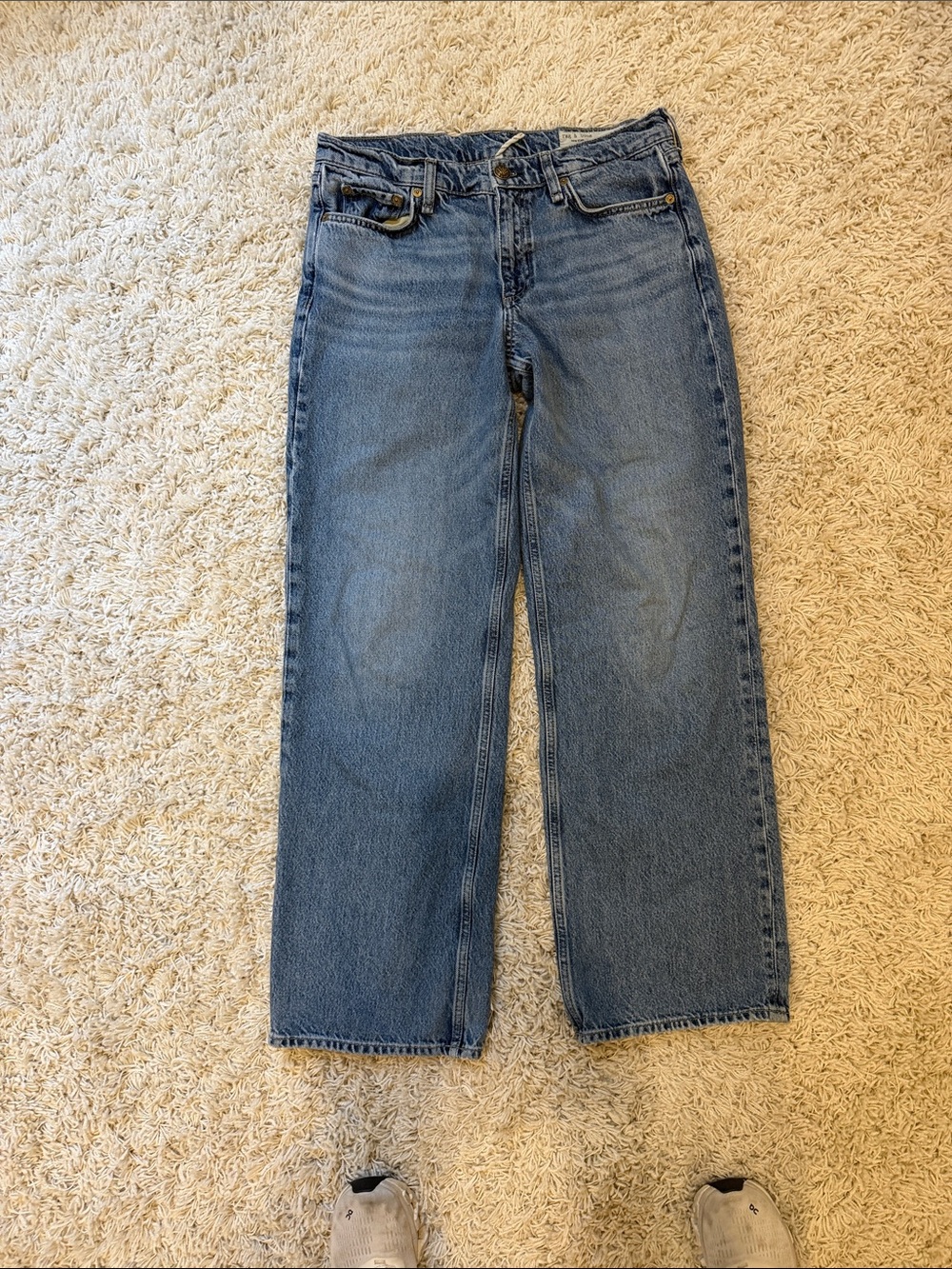 Rag & Bone Logan mid rise wide leg jeans